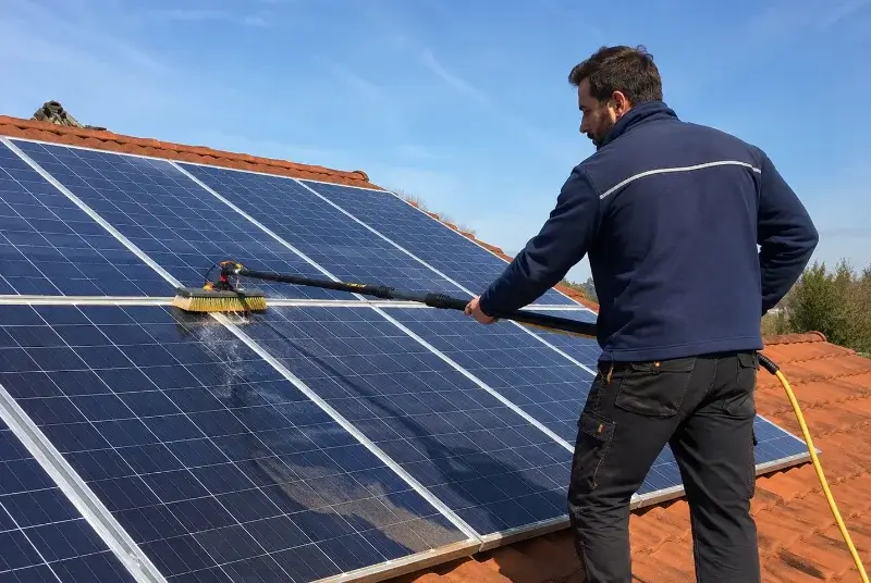 Nettoyage et entretien de panneaux solaires à Neuville-sur-Ain